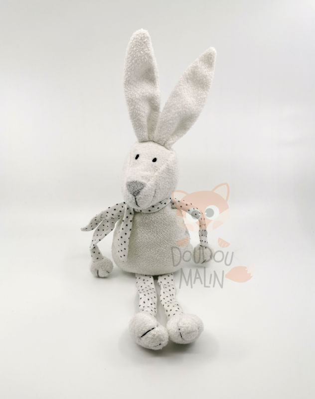  plush comforter rabbit white grey star 30 cm 
